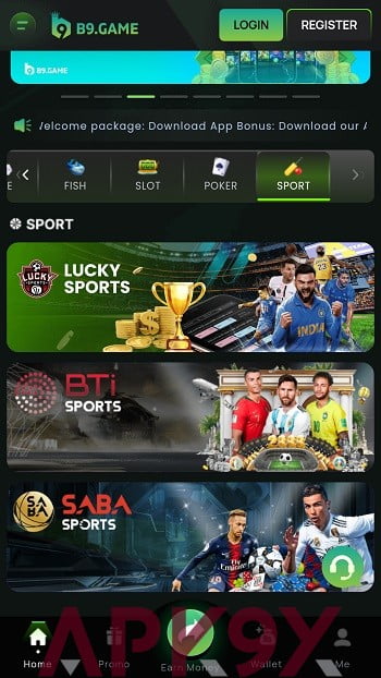 b9 game mobile app apk