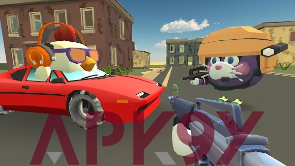 chicken gun mod apk god mode